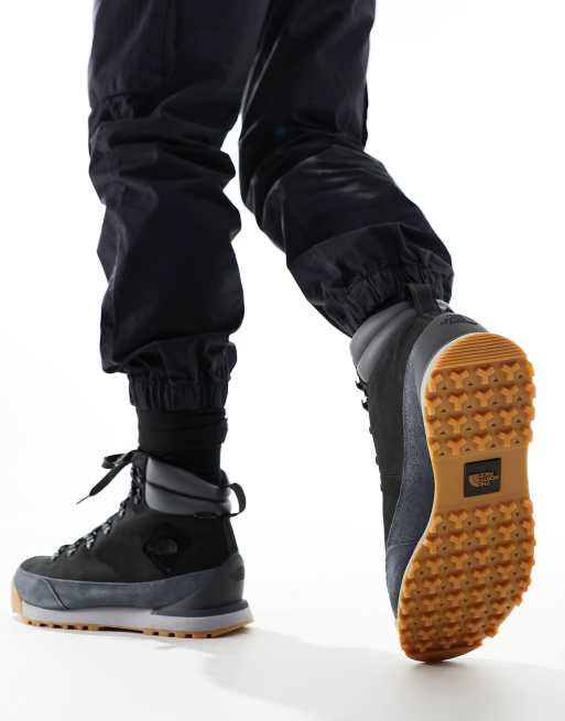 The North Face - Back-To-Berkeley IV - Scarponcini da trekking neri in pelle impermeabile, 2 di 4