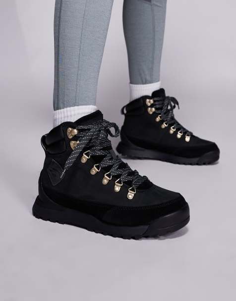 The North Face Back-To-Berkeley IV waterproof hiking boots in black leather - view 1