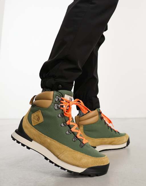 The North Face Back To Berkeley IV waterproof hiking boots in khaki and stone