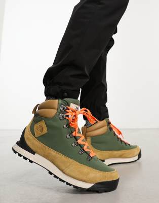 The North Face The North Face Back-To-Berkeley IV waterproof hiking boots in khaki and stone-Green