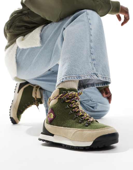 The North Face Back To Berkeley IV waterproof hiking boots in olive green ASOS