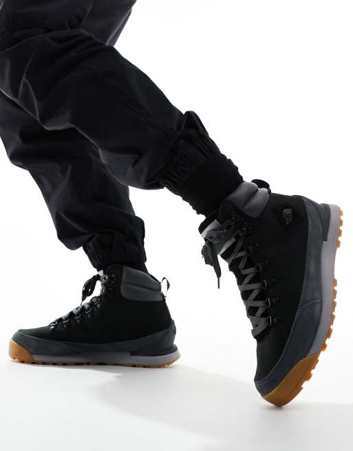 The North Face Back To Berkeley IV waterproof leather hiking boots in black ASOS