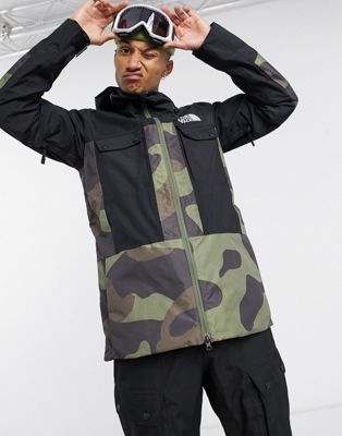 The North Face - Balfron - Ski-jas met camouflageprint-Zwart