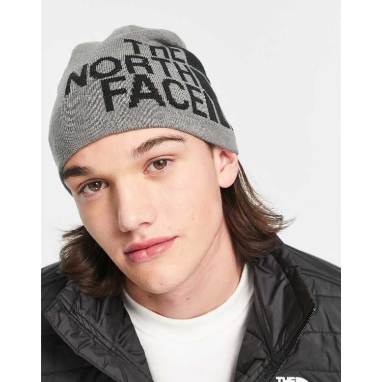 bonnet north face gris