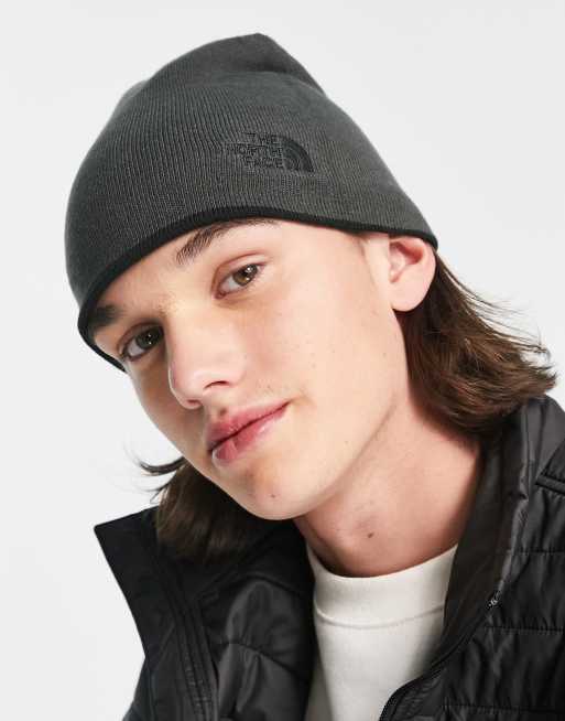 The North Face – Banner – Szaro-czarna dwustronna czapka beanie, 2 z 4