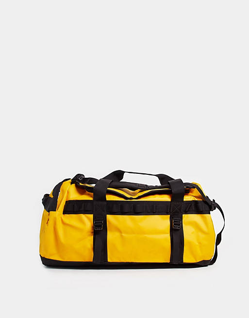 The North Face Base Camp 71l duffle bag in yellow and black