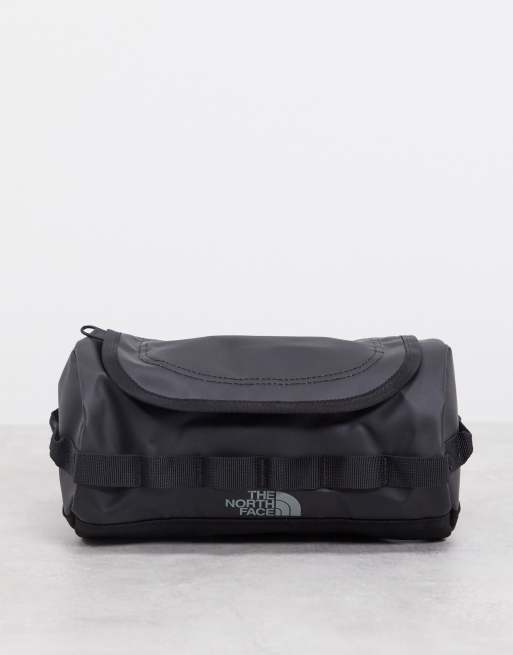 The North Face - Base Camp - Beauty-case piccolo cilindrico da viaggio nero  da 3,5 l con specchio