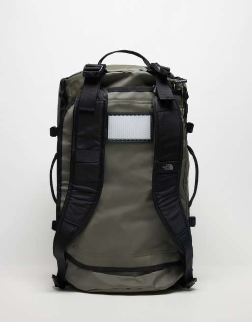 The North Face Base Camp Duffel Bag in green and black, 2 of 3
