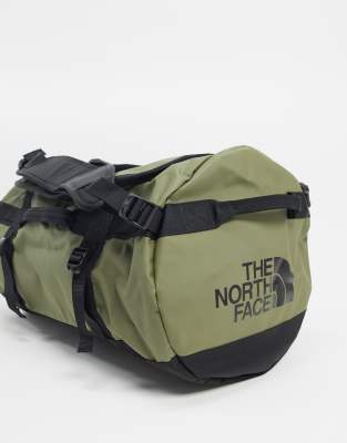 north face duffel bag green