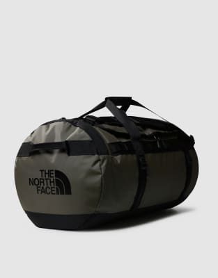 The North Face Base camp duffel in new taupe green-tnf bla