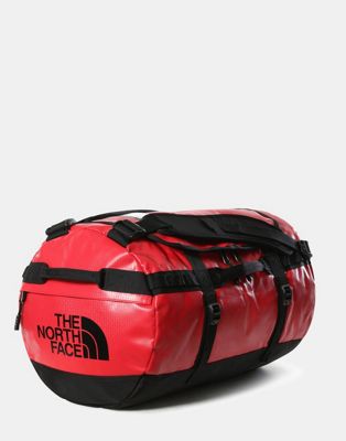 The North Face Base camp duffel in red and black - x small
