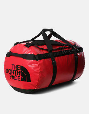 The North Face Base camp duffel in red/black- extra large