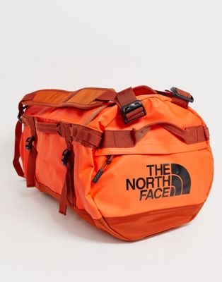 north face orange duffel bag