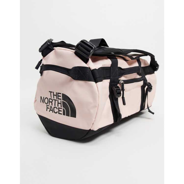 North face pink hot sale duffle bag