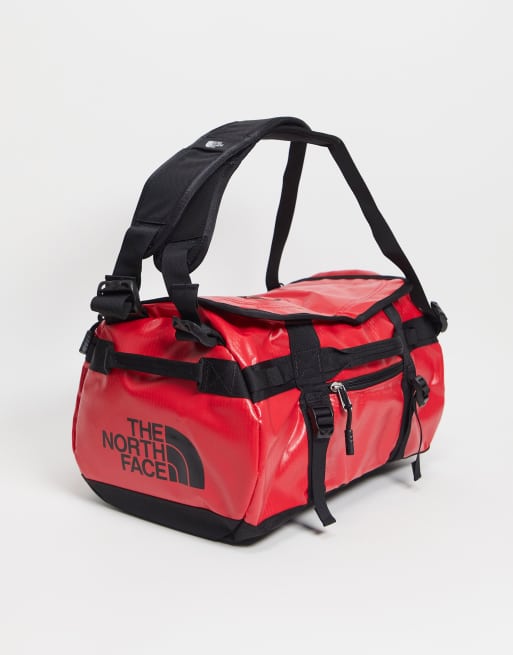 The North Face Base Camp extra small 31L duffel bag in red ASOS