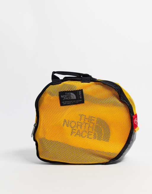 The North Face Base Camp extra small 31L duffel bag in yellow, 4 of 4