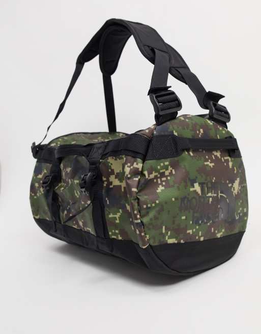 The North Face Base Camp Extra Small Duffel Bag 31l In Camo Asos