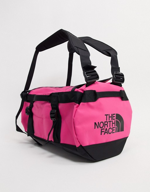 The North Face Base Camp extra small duffel bag 31L in dark pink