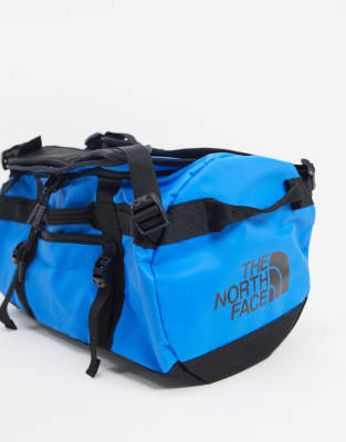 north face duffel bag blue