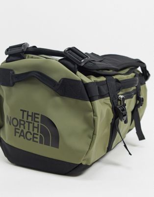 north face green duffel bag