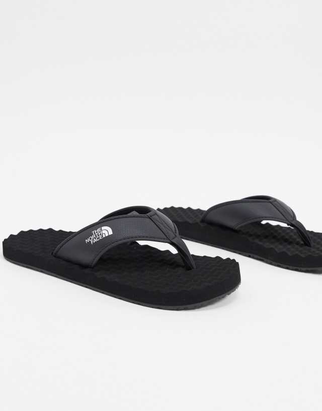 The North Face Base Camp flip flops in black