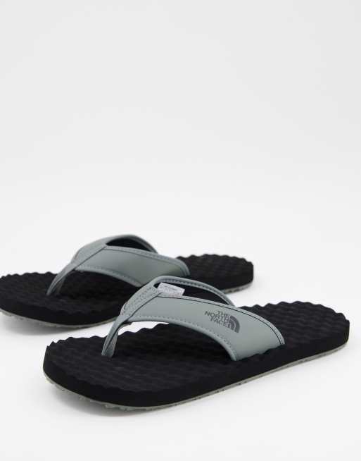 The North Face Base Camp flip flops in green ASOS