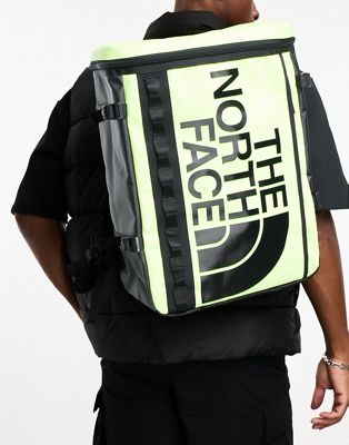 The North Face Base Camp Fuse Box backpack in yellow and black