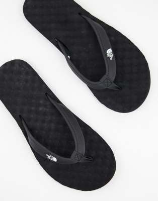 Base Camp II flip flops in black