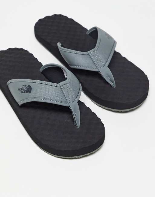 The North Face Base Camp II flip flops in grey | ASOS