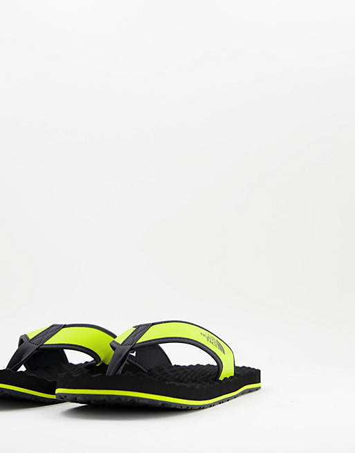 The North Face Base Camp II flip flops in yellow