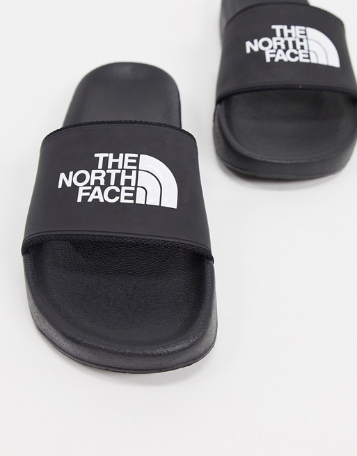 The North Face Base Camp II sliders in black/white