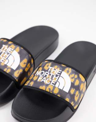 yellow north face slides