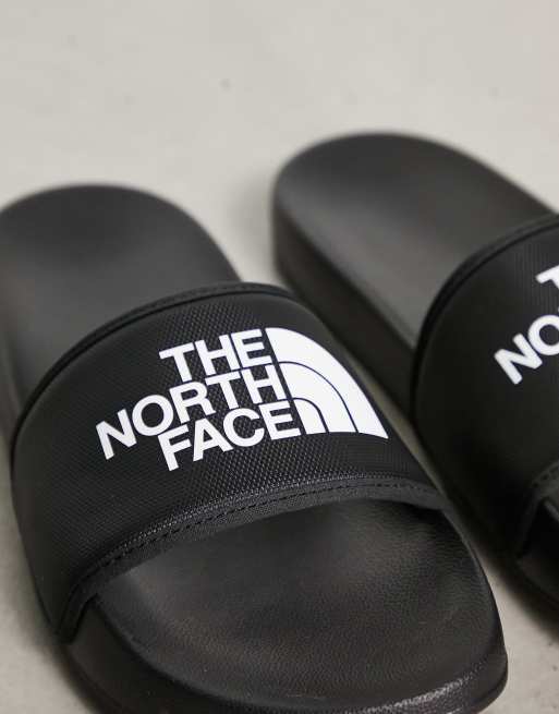 Black north face sliders on sale