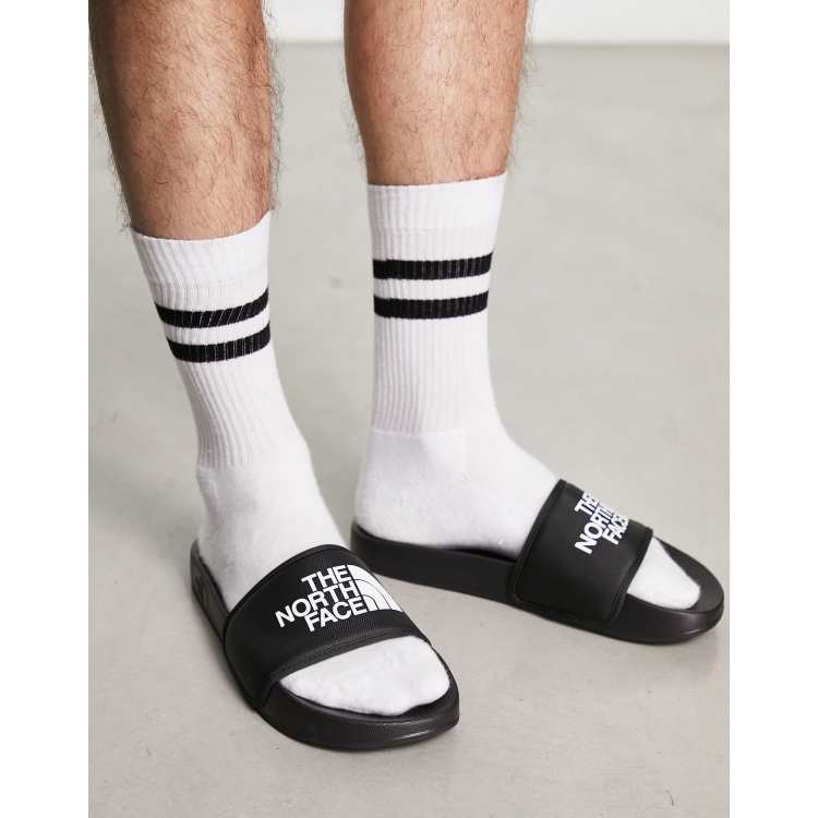 The North Face Base Camp III sliders in black ASOS