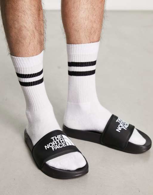 The North Face Base Camp III sliders in black ASOS