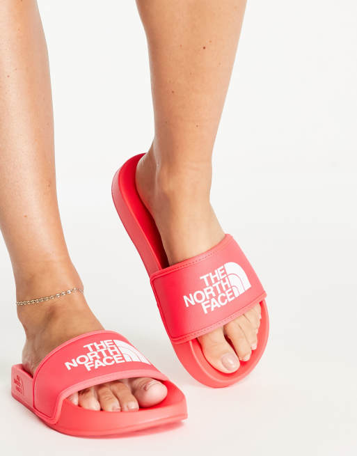 North face 2025 pink sliders