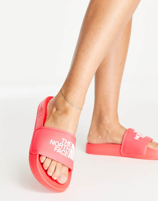 North face pink outlet sliders