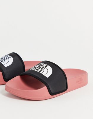 The North Face Base Camp III sliders in pink