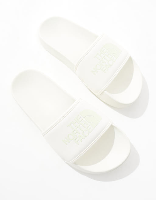 The North Face Base Camp III sliders in white