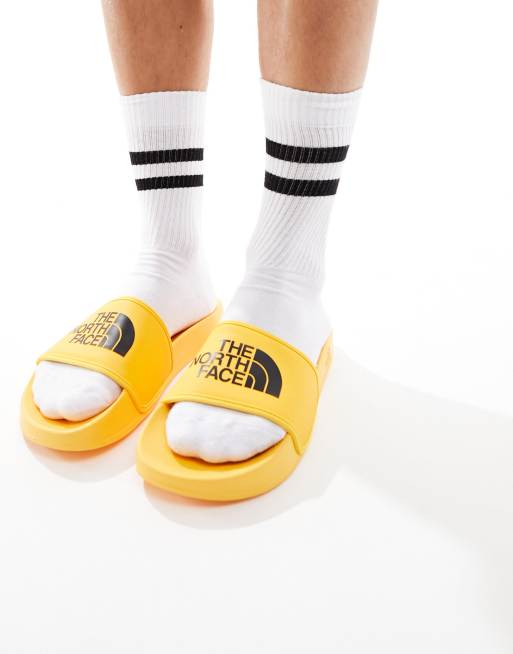  The North Face Base Camp III slides in yellow and black