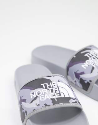 north face sliders grey