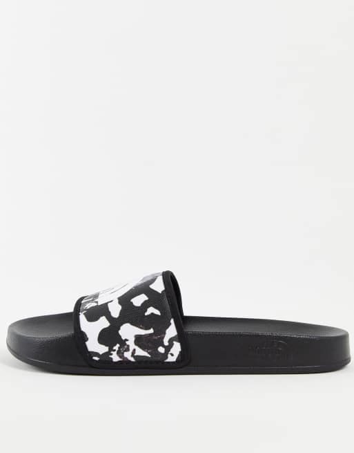 The North Face - Base Camp III - Sorte sliders med camouflage-design