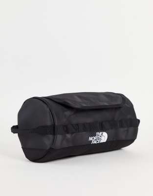 THE NORTH FACE BASE CAMP LARGE TRAVEL CANISTER WASH BAG IN BLACK