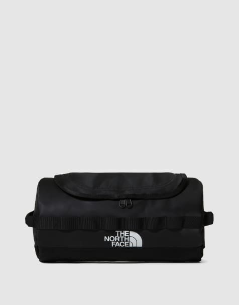 The North Face base camp large travel washbag in black and white - view 1