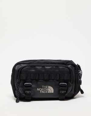 The North Face Base Camp logo bum bag in black