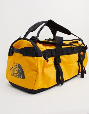 yellow north face bag