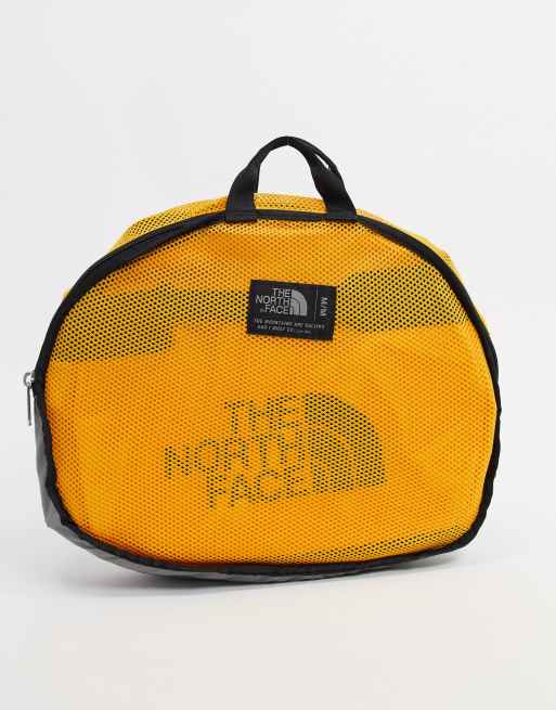 The North Face Base Camp Medium Duffel Bag 75l In Yellow Asos