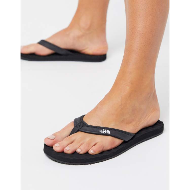 The North Face Base Camp Mini flip flops in black ASOS