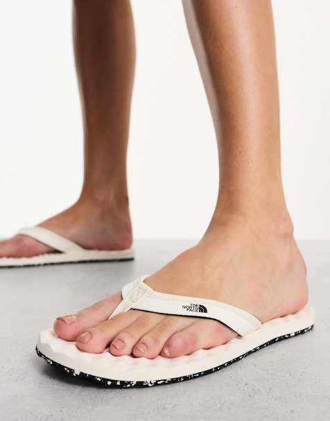 The North Face Base Camp Mini II flip flops in cream - view 1