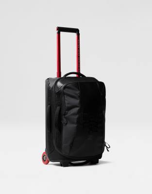 The North Face Base Camp rolling suitcase 22" in black and red